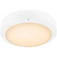 SLV 1008901 OUTDOOR BULKHEAD V 360, SENSOR 20W 830/840/856 IP65 IK10, weiss