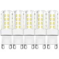 Aigostar 5 x 5w G9 LED Leuchte Leuchtmittel Lampe aus Keramik 450 Lumen Warmweiß