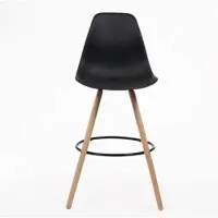 Italian Design Nordico italienischer Designhocker schwarz 55x46,5x105 cm
