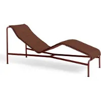 HAY Gartenkissen Quilted Cushion For Palissade V1. Chaise Longue Iron Red