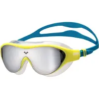 Arena Schwimmbrillen - The One Junior - Silber/Soft Green/Blue C - - 6-12 Jahre (116-152) - Schwimmbrillen