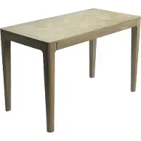 Wohnling Esstisch Massivholz Mango 120x60 cm white wash Rechteckiger Esszimmertisch Küchentisch 6 Personen Holztisch Tisch Esszimmer Handmade