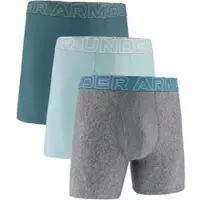 Under Armour 3er Pack Performance Tech Solid 6" Boxershorts Herren 490 - enamel blue S