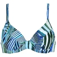 Naturana Badmode Gemoldefer Bikini BH Dames | Grösse: 44F | Farbe: Navy-Blau