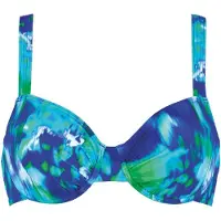 Naturana Badmode Gemoldefer Bikini BH Dames | Grösse: 44B | Farbe: Blau/Grün
