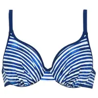 Naturana Badmode Gemoldefer Bikini BH Dames | Grösse: 40B | Farbe: Blau/Weiß