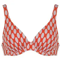 Naturana Badmode Unwattierter Bikini BH Dames | Grösse: 42E | Farbe: Rot