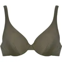 Naturana Badmode Gemoldefer Bikini BH Dames | Grösse: 44D | Farbe: Olivgrün