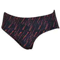 Naturana Badmode Badeslip Heren | Grösse: XXL | Farbe: Schwarz/Rot