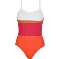 Naturana Badmode Badeanzüge Dames | Grösse: 38B | Farbe: Rood/Oranje