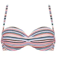Naturana Badmode Gemoldefer Bikini BH Dames | Grösse: 36C | Farbe: Weiß/Schwarz