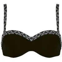 Naturana Badmode Gemoldefer Bikini BH Dames | Grösse: 46C | Farbe: Schwarz/Print