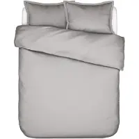 Essenza Aziza Cloud grey Bettwäsche 2p set 200x200+2 Kissenbezüge