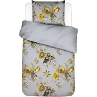 Essenza Florean Grau Bettwäsche 1p set 135x200+1 Kissenbezug