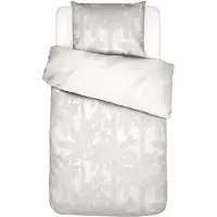 Essenza Palma Weiß Bettwäsche 1p set 155x220+1 Kissenbezug