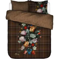 Essenza Beautiful Bouquet Braun 2p set 200x200+2/80x80