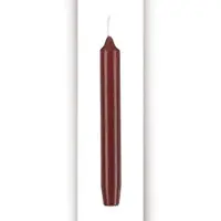 Kopschitz Kerzen Leuchterkerzen, Tafelkerzen, Haushaltskerzen Rotbraun Burgundy, 200 x Ø 25 mm, 12 Stück