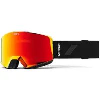 100% Skibrille Snow Goggle NORG Essential Black - Red ML Mirror