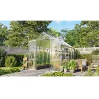 Pergart Vitavia, Gewächshaus "Jamaika" inkl. Ready2Grow Zubehör-Set, aluminium eloxiert, 6,7 m², 6 mm HKP