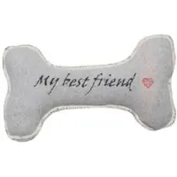 David Fussenegger Kissen gefüllt Silvretta 'my best friend' 20 x 40 cm Filz - Grau