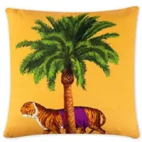Excelsa Kissen Le Cirque du Marrakech Baumwolle 45x45 cm gelb