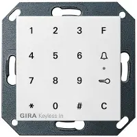 Gira Keyless In Codetastatur 260503 System 55 reinweiß