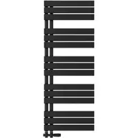 Emke Badheizkörper Handtuchhalter Handtuchwärmer 130x50cm Schwarz 661w