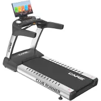 Care CLUB RUNNER TFT - Professionelles Laufband - Höchstgeschwindigkeit 25 km/h - 8 Programme - Motorisierte Steigung - Multimediadisplay - Einsatz im Fitnessstudio oder zu Hause