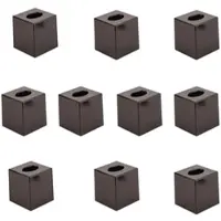 Gastronoble Bolero Taschentuchbox Kubus - schwarz - Kunststoff - 10 Boxen