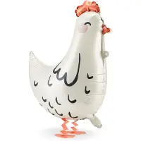 Party Deco Ballon alu - Poule