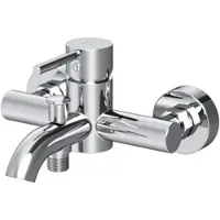 Am.pm Badewannenarmatur Wannenarmatur Chrom Einhebelmischer Wandmontage Bad Messing Badewannen Armaturen