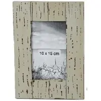 Boltze Bilderrahmen Foto Fotorahmen grau/braun 10x15 cm MDF Stückpreis