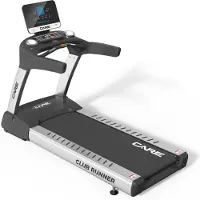 Care CLUB RUNNER LED - Professionelles Laufband - Höchstgeschwindigkeit 25 km/h - 36 Programme - Motorisierte Steigung bis 17 % - Einsatz im Fitnessstudio oder zu Hause