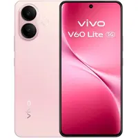 Vivo V60 Lite 5G Smartphone Pink 8GB RAM 256GB 6.77-Zoll AMOLED-Display mit Kopfhörern