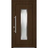 Haustuerenland.de Kunststoff Haustür "REBEKKA" 71 mm Sherwood holzähnlich beidseitig innen öffnend DIN links