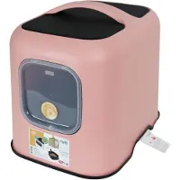 Rotho MyPet ROTHO Katzentoilette - 51 x 39 x 40 cm - Katzenklo - Rosa