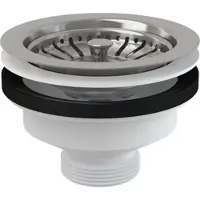 Alcadrain Ablaufventil für Spülbecken 6/4" mit einem Edelstahlgitter DN115