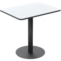 Meet Bistrotisch furnierte Platte »Mezzo« rechteckig 80 x 60 cm weiβ, 80x75x60 cm