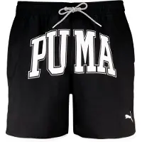 Puma Swim Men Track Mid Shorts 1P Black Black Xl