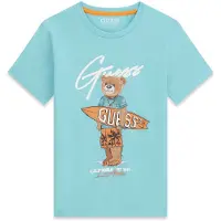 GUESS T-Shirt L6GI09 K8HM4 Blau Regular Fit 170