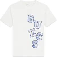 GUESS T-Shirt L6GI02 K8HM4 Weiß Relaxed Fit