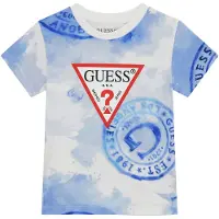 GUESS T-Shirt N6GI02 K8HM4 Blau Regular Fit 98