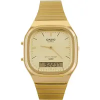 Casio AQ-240EG-9AEF Edgy Collection Herrenuhr AnaDigi Goldfarben
