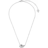GUESS JUBN06013JWRHT/U Damen-Halskette Herzen Silberfarben