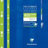 Clairefontaine 10x Packung mit 200 Blatt Ringbucheinlagen, DIN A4, 90g, kariert - 1792C