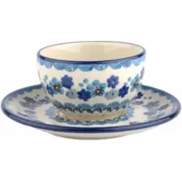 Bunzlau Castle Tasse mit Untertasse Winter Garden (170 ml)