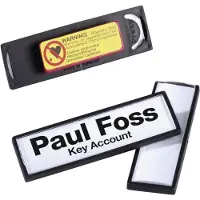 Durable Clip Card Namensschild, 25 Stück