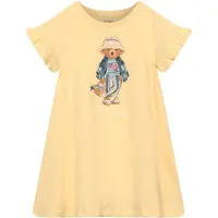 Ralph Lauren Kleid für den Alltag 312A11770001 Gelb Regular Fit