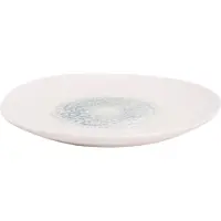 Maastricht porselein - Geschirrset - Mineralis - Porzellan Weiß mit Blau - 2-teilig - Ø 20 cm - Ofenfest, Mikrowellen- und Spülmaschinengeeignet