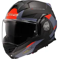 LS2 FF901 Advant X Oblivion Matt Schwarz Blau Klapphelm Größe XS